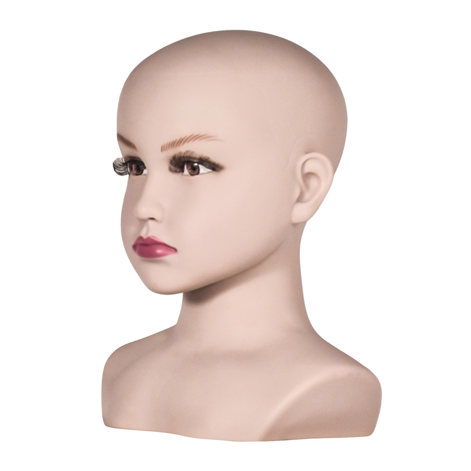 Lille barn mannequin hoveder mannequin dreng plastik børn dukke model til hat display