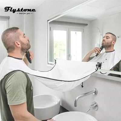 SUEF – tablier de salle de bain pour homme, en tissu imperméable à motif Floral, pour protection de la barbe et des cheveux, @ 2