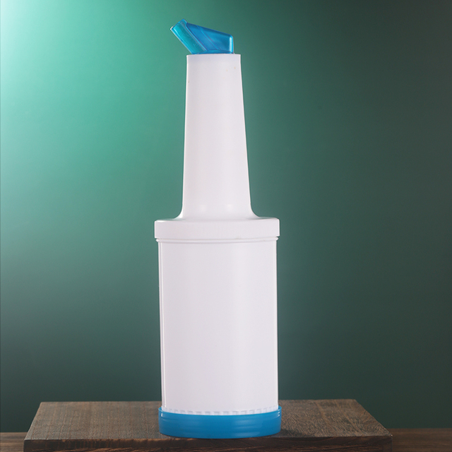 Bar Soul Plastic Juice Bottle 1L Food Grade Plastic Material Bartender Tools Bar Tools: blue