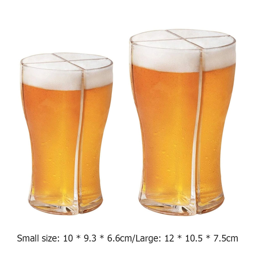Super Schooner Whisky Beer Glasses Mug Cup Large Capacity Thick Beer Mug Glass Cup Transparent for Club Bar Party Home