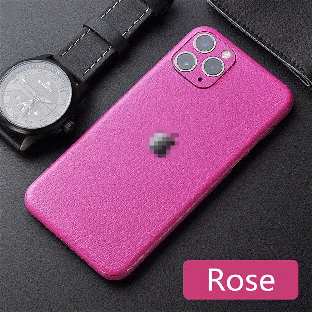 Für iPhone 11 Profi MAX Zurück Aufkleber Zurück Film Leder Aufkleber Zurück Abdeckung Film Ultra Dünne Aufkleber Für iPhone 11 Profi MAX