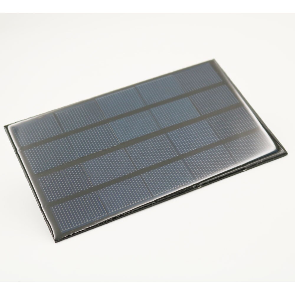 5V 2W 400mA panel solar polisilicio DIY cargador de batería pequeño mini Cable de batería solar juguete luz solar 5V