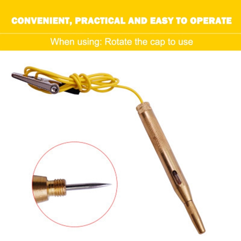 Auto Dc 6V-24V Voltage Circuit Test Pen Auto Remvloeistof Tester Diagnostic Tools Olie 5 leds Auto Remvloeistof Testing Tool