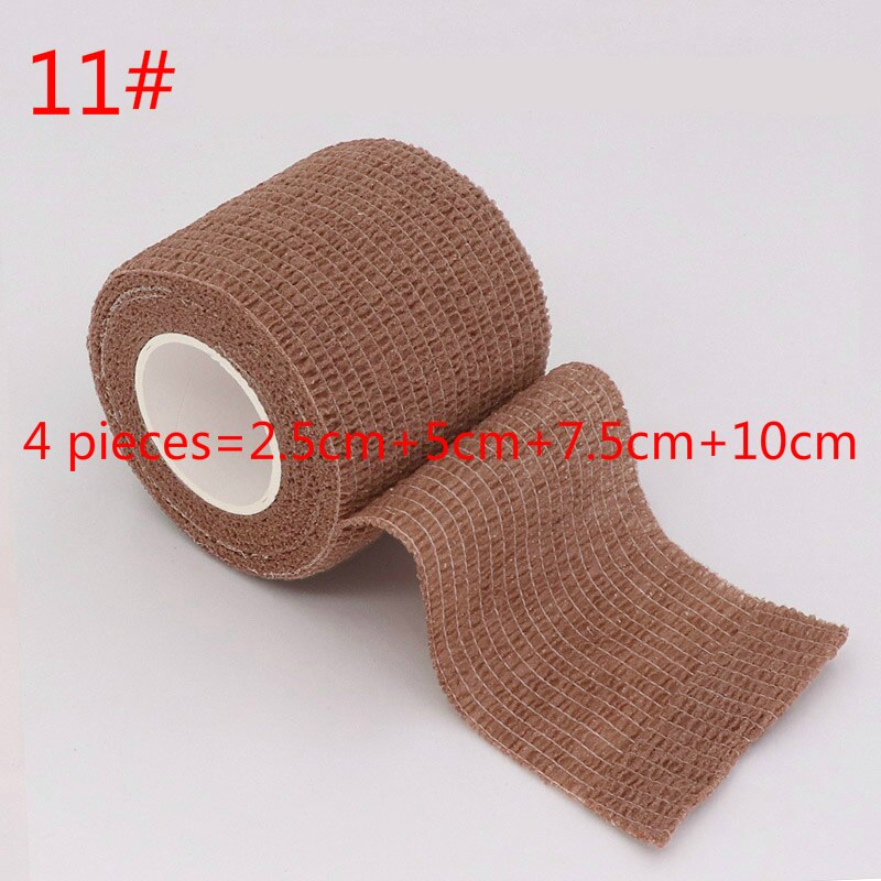 4 Pieces Elastoplast Bandage 4.5m Length Self Adhesive Sports Protector Breathable Elastic Bandage Gym Athletic Tape: Pink