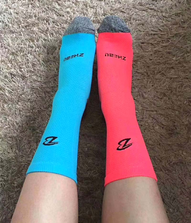 носки socks ZHEBU cycling socks sport socks Middle tube Breathable road bicycle socks outdoor sports носки женские