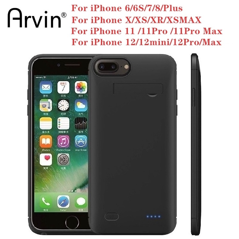 10000Mah Power Bank Voor Iphone 6 6S 7 8 Plus 12 Pro Max Batterij Oplader Voor Iphone X Xs Xr 11 Pro Max 12Mini Opladen Case