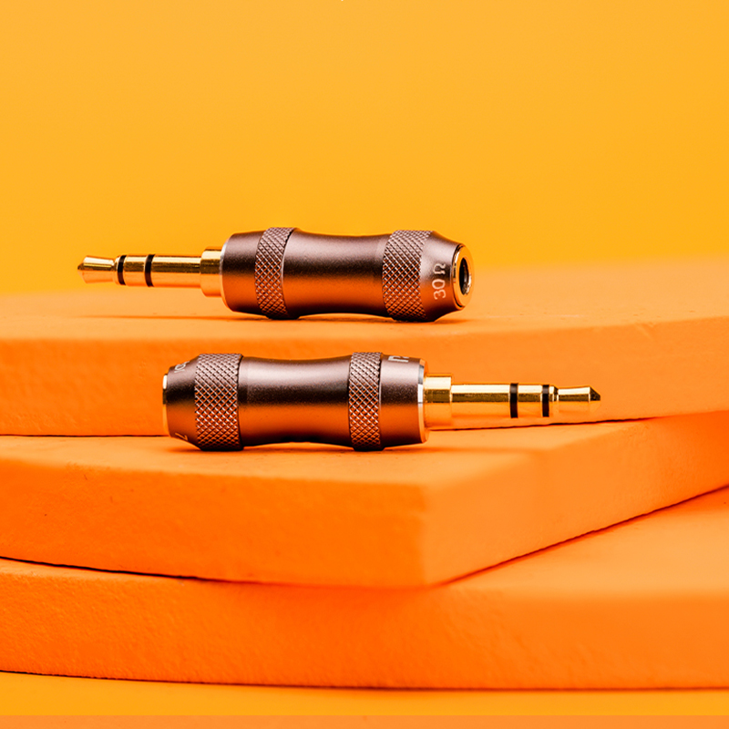 DUNU Adaptador de resistência para fone de ouvido 30Ω 75Ω 200Ω 3,5mm jack Plugue com cancelamento de ruído para MP3 HiFi Player Smartphone PC AMP