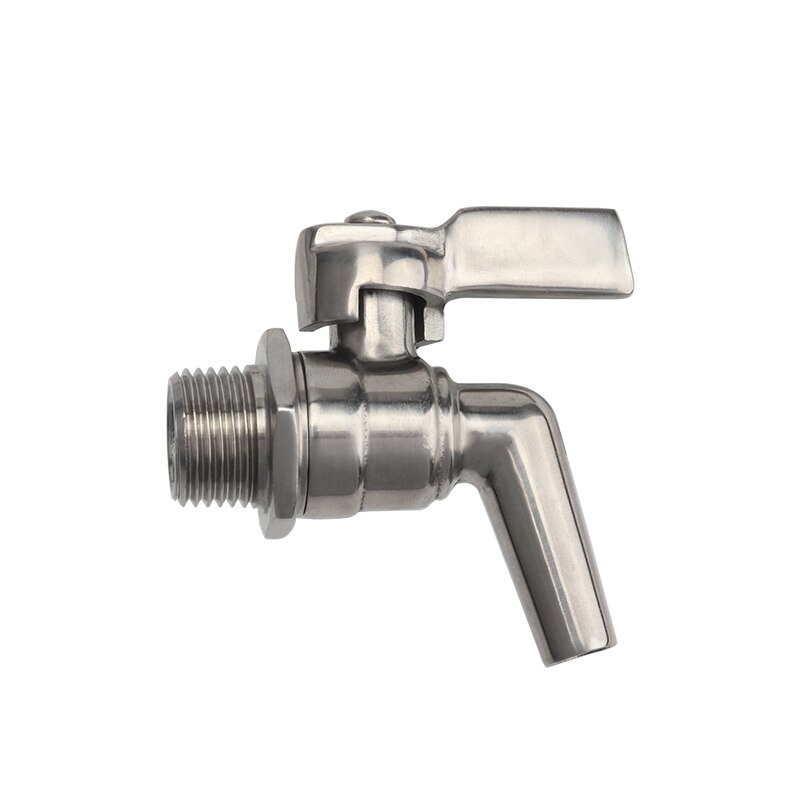 1/2 Inch Stainless Steel Faucet Tap For Draft Beer Wine Barrel Beverage Kitchen Dispenser Water Connector Home Brew Fermenter