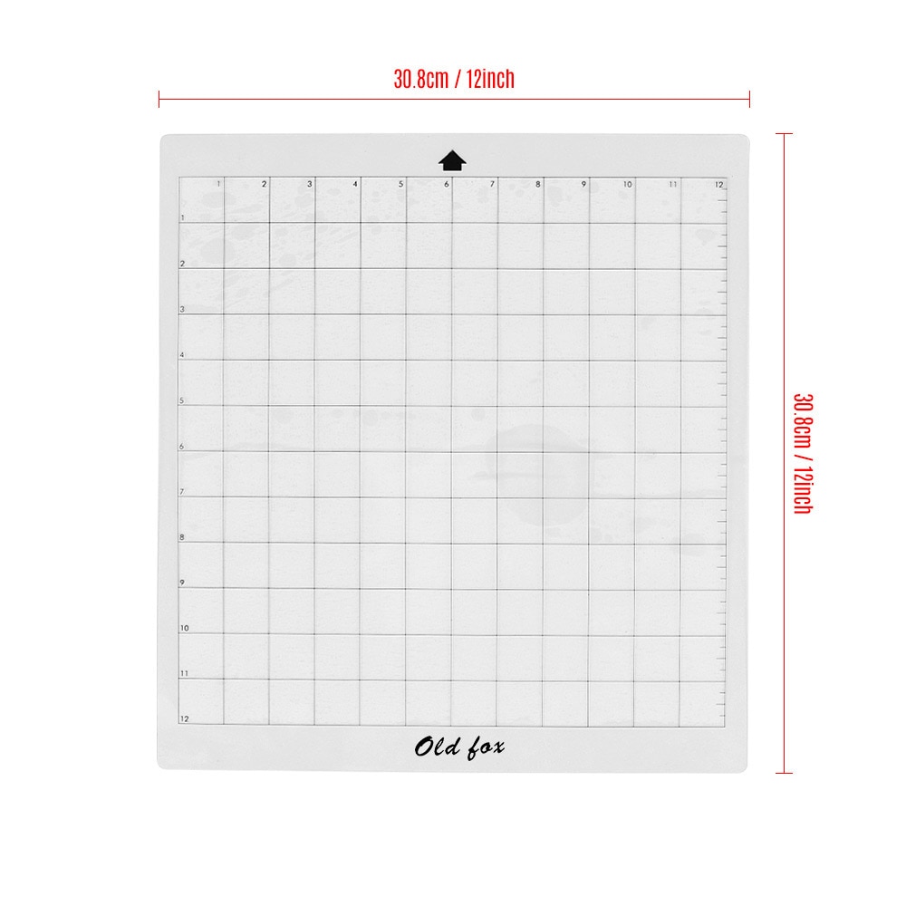 1/3/5/7/10pcs Replacement Cutting Mat Transparent Adhesive Mat with Measuring 12 * 12 Inch for Silhouette Cameo Plotter Machine