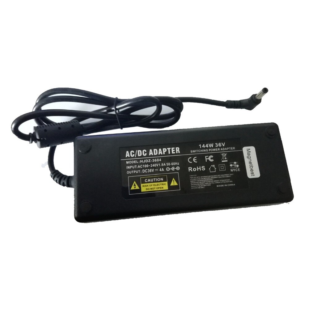 36V 4A 144W AC DC Adapter Charger For 5050 3528 LED Light CCTV 36V4A Switch Power Supply DC 5.5*2.5/2.1mm