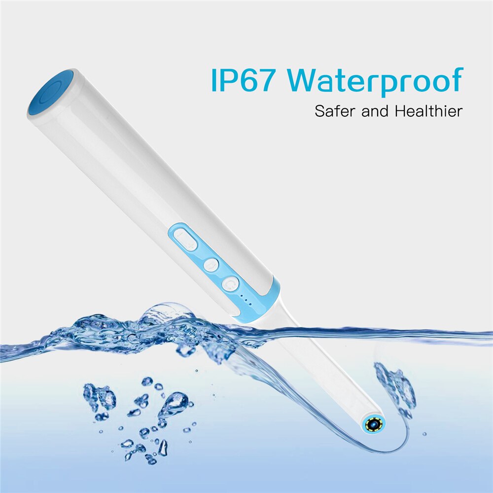 Wireless 1080P Intraoral Endoscope WiFi Oral Dental Camera 8 LED Light Source USB Cable Mouth Inspection For Ios Android