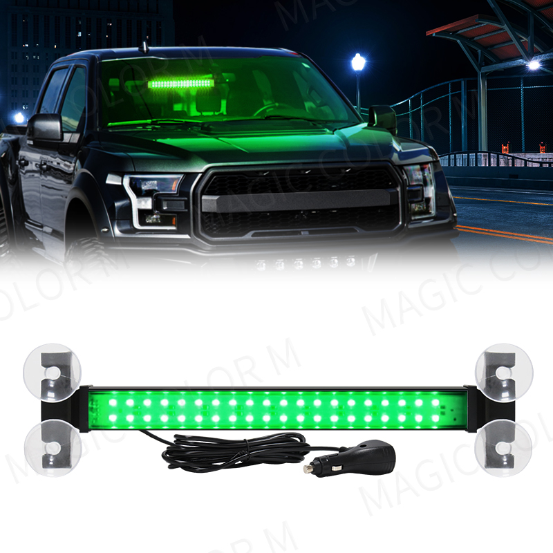 40 LED Strobe Licht Notfall Blitz Warnung Lampe Auto Windschutzscheibe Bar Verkehrs Advisor Taschenlampe Rot Blau Auto Zubehör 12 V-24 V