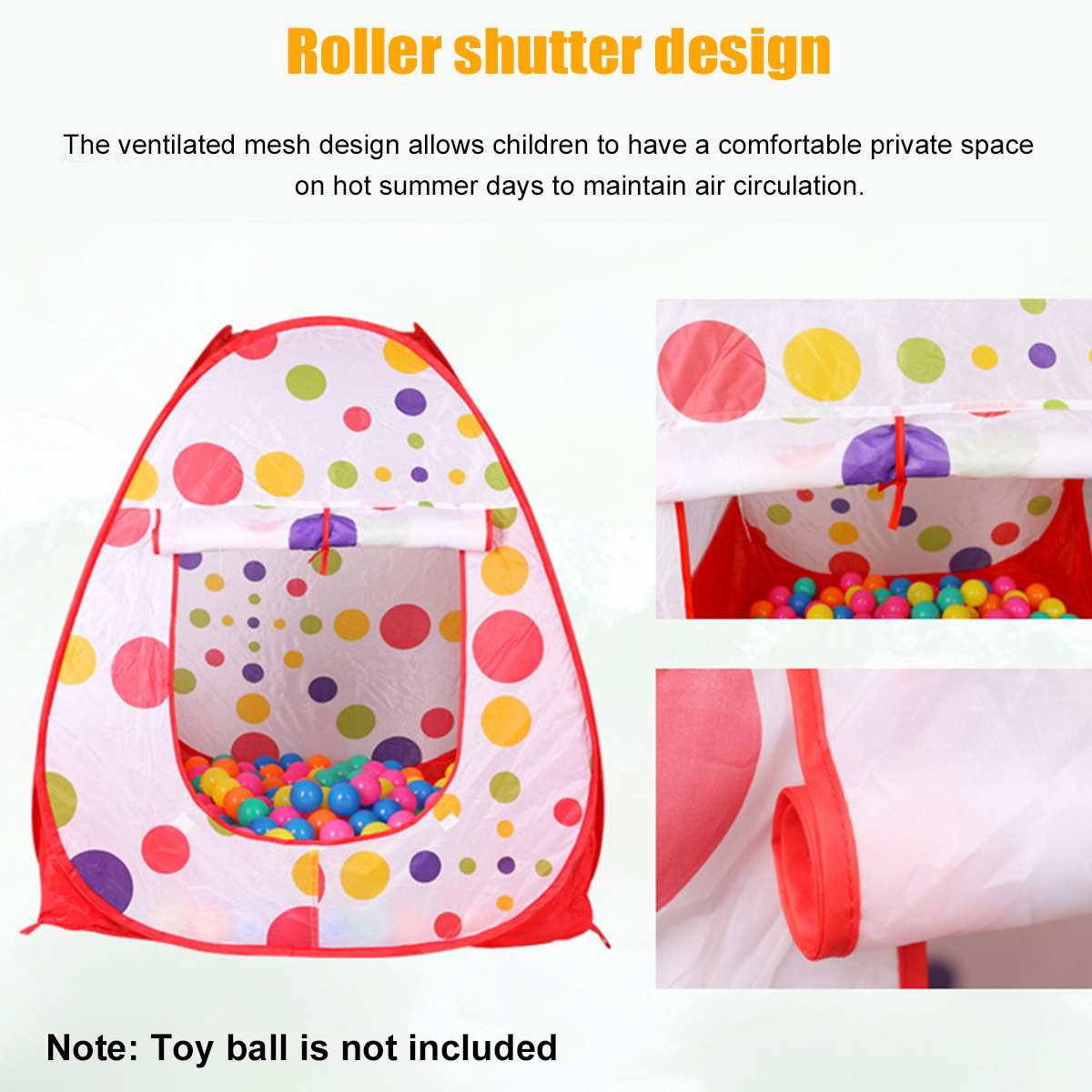 Large Kids Tent House Baby Pool Tube Teepee Play Tent Children Ocean Ball Pool Pit Foldable Baby Pipeline Crawling Game House