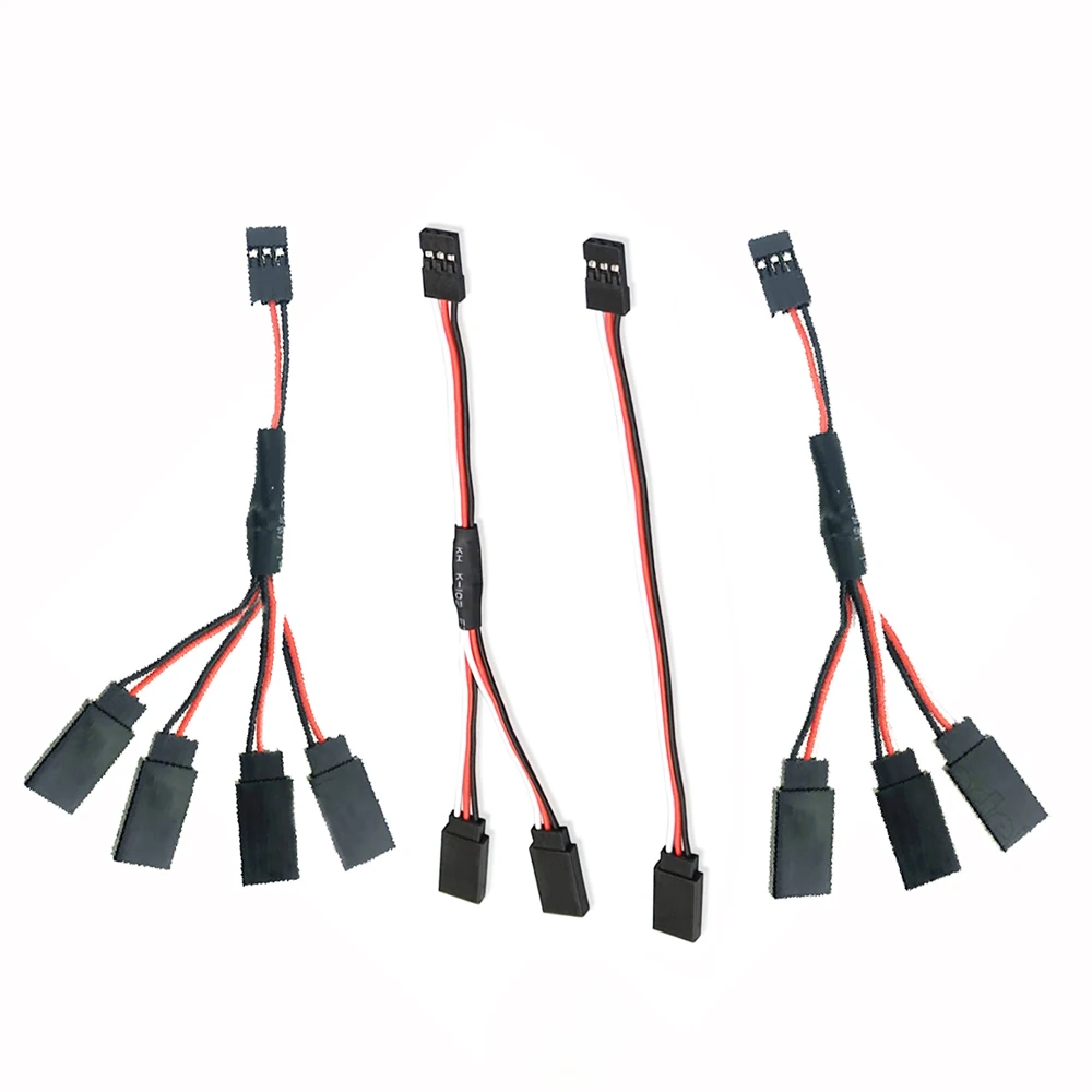 Peça rc 1 peça 15/30/50cm 1to1 1to 2 1 a 3 1 a 4 rc servo cabo de extensão para futaba jr macho para fêmea modelo rc
