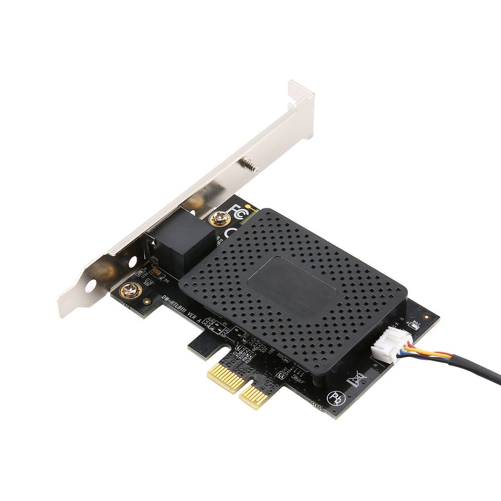 2 In 1 Multi-functionele Computer Desktop Switch Pcie Gigabit Netwerkkaart met Mini Afstandsbediening Computer Schakelaar Leverancier