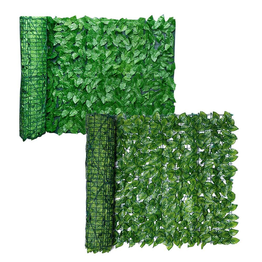 Artificial Leaf Privacy Fence Leaf Screen Hedge Fence Screen Roll Wall Landscaping Outdoor Garden Backyard Balcony Fence 0.5x3M