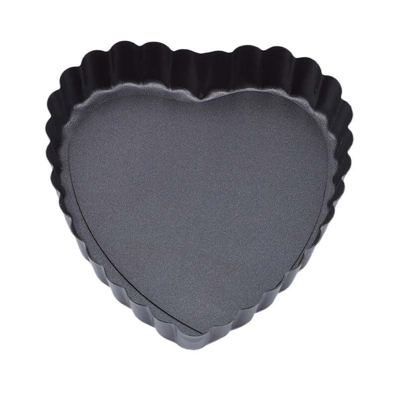Bakeware Accessories Pie Tart Pan mould Removable Bottom Cake Candy Pastry Tool heart-shaped Wave baking Molds Tool