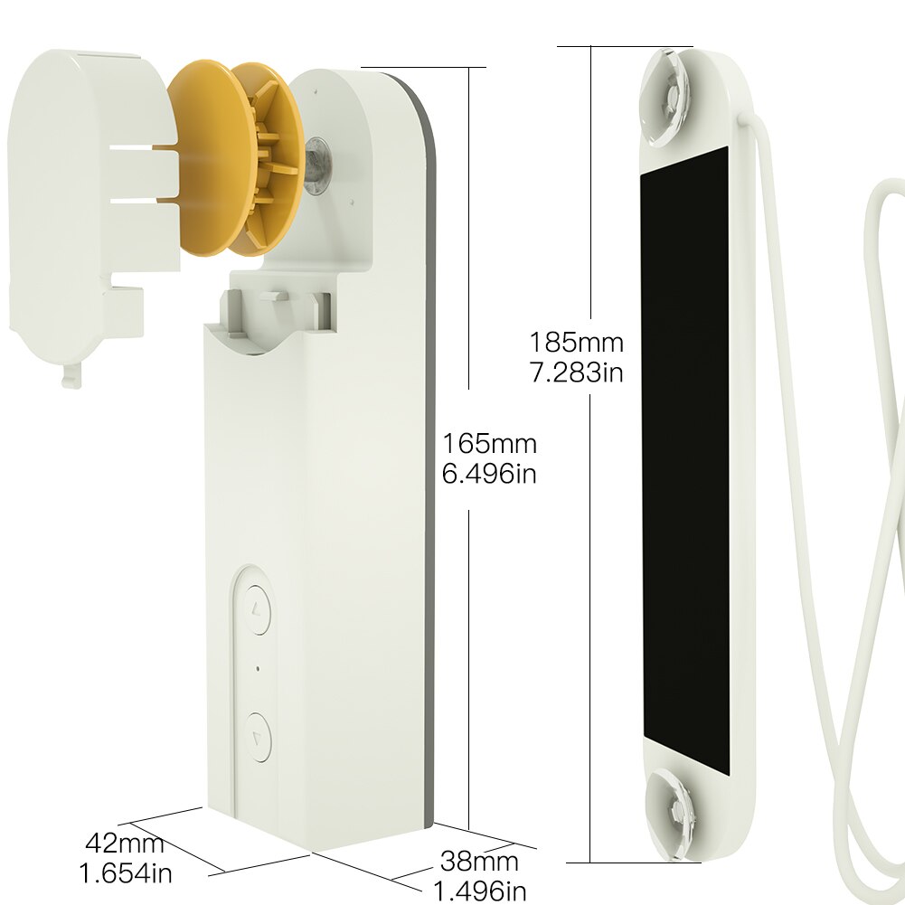 MoesHouse DIY Smart Roller Blinds Drive Motor Motorized Chain Powered By Charger Build-in Bluetooth APP Remote Control.