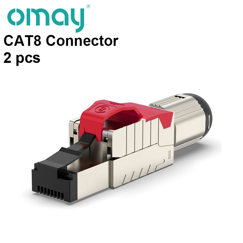 RJ45 CAT8 ABGESCHIRMTES KABEL 40Gbps 2000MHz S/FTP 22AWG 4PR SAUERSTOFF-FREIES KUPFER LSZH ANSI/TIA 568C.2-1 &amp; ISO/IEC TR 11801 OMAY: CAT8 Red