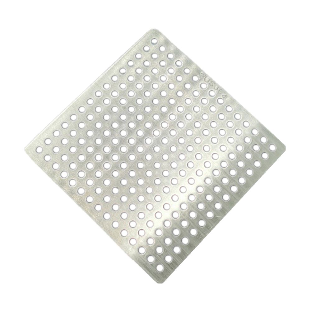 Desagües de piso cuadrados de acero inoxidable 304, cubierta de red, orificio de drenaje, Colector de pelo de ducha, tapón de filtro, piezas de Hardware de cocina y baño: Verde claro