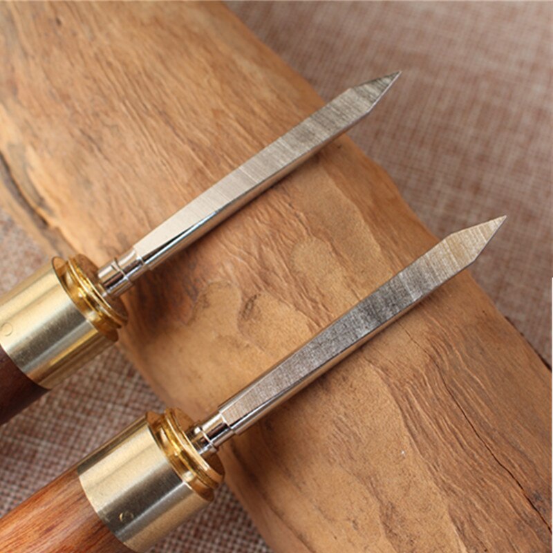 Cuchillo de madera maciza con aguja para té, ébano y herramienta especial de palisandro, utensilios de ceremonia