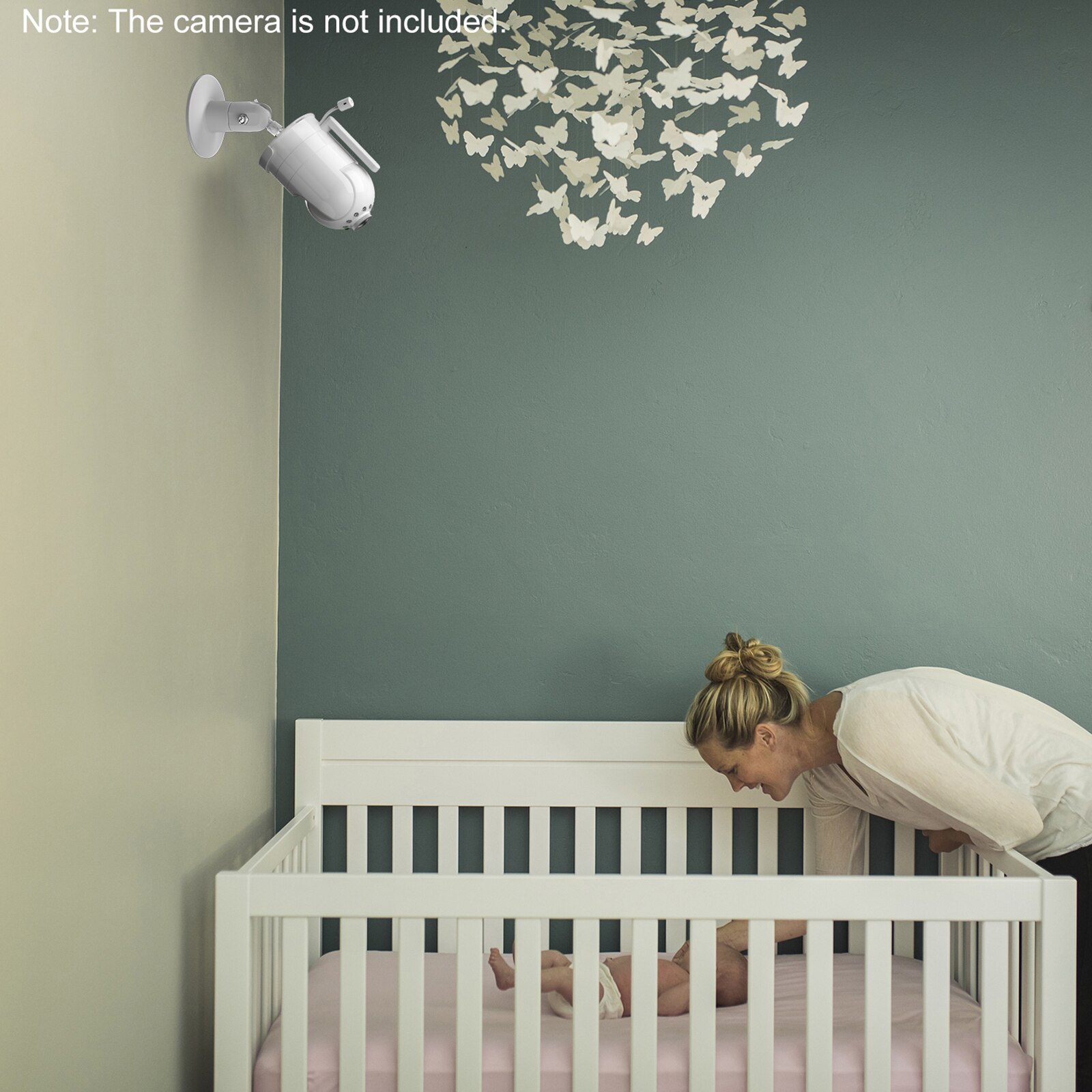 Adjustable Wall Mount Baby Monitor 1 Pack Home Camera Mounting Bracket for Home Security Compatible with Infant DXR-8