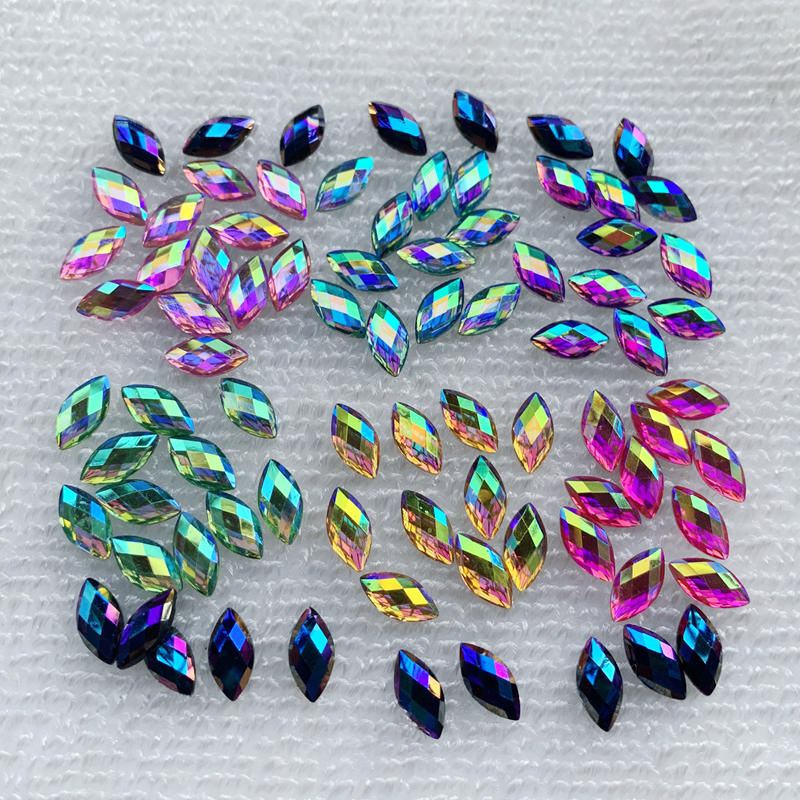 120 Stuks Paard Eye/Resin Strass Ab Kristal Is Gebruikt Als Accessoires Voor Kleding Tas Handwerk Decoratie En Nail art
