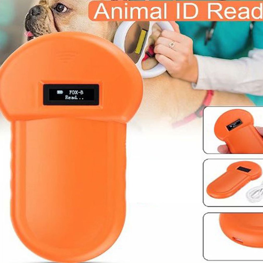 Pet ID Reader Animal Chip Digital Scanner USB Rechargeable Handheld Identification General Application for Cat Dog