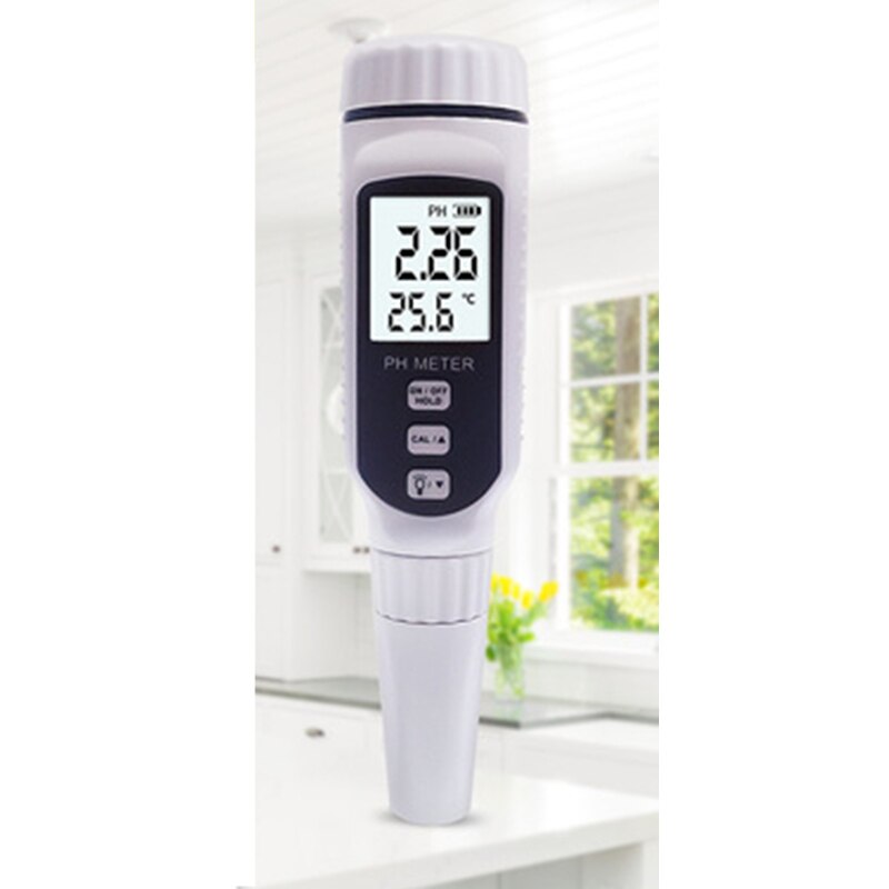 Smart Sensor PH Meter Pen Water Test Tester Acidity Temperature Measurement Alkalinity PH808 PH909 PH838 Precise 0.011: PH808 (0.1PH LR44)