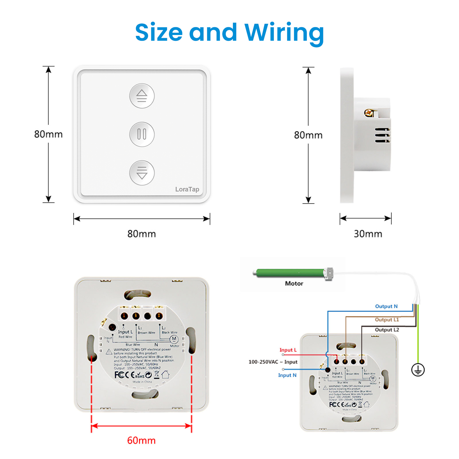 Tuya Smart Life WiFi tenda protezione solare finestra persiane interruttore con controllo percentuale Timer supporto Google Home Alexa fai da te