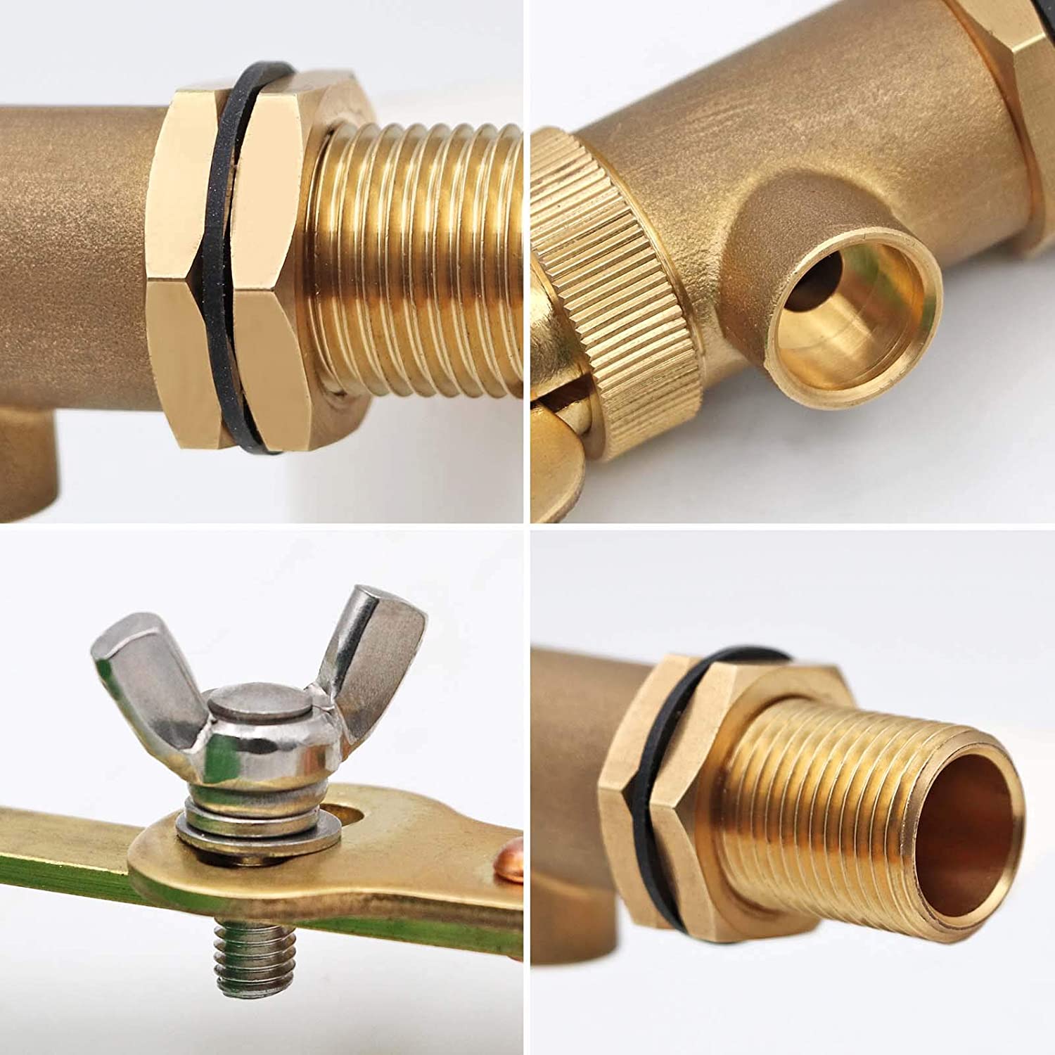 1/2 Inch Messing Valve Float Water Vlotter Met Verstelbare Float Ball Valve Voor Water Tank Fonteinen Vee Waterer