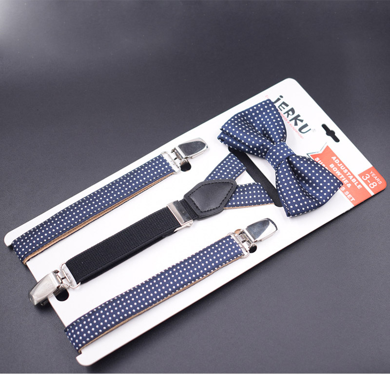 Baby Suspenders Set 3 Clips Kids Braces Boy's Suspensorio No Elastic Adjustable Tirantes Bretelles 2.0*75cm