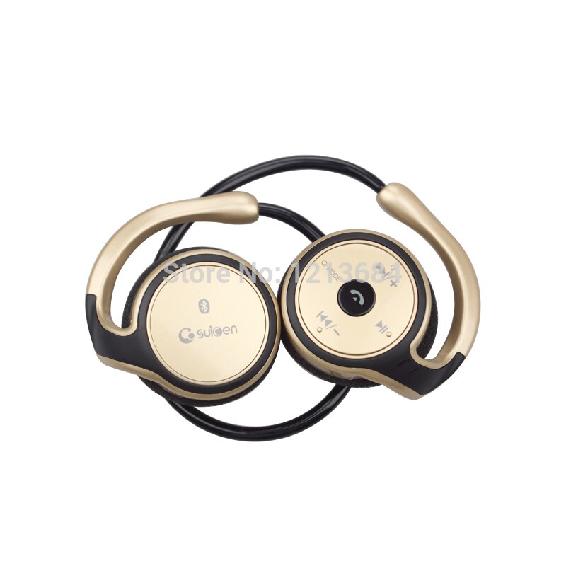 Suicen AX-698 Bluetooth EDR Wireless Neckband FM Radio Card Mobile Sports Auriculars Stereo Music Earphones Headset Headphones