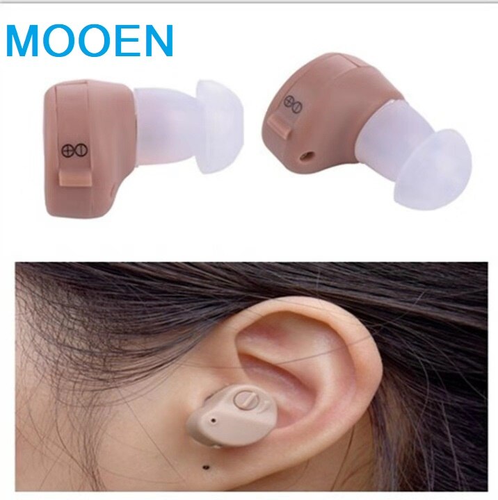 Best Sound In-ear Amplifier Super MINI Hearing Aid Aids device Adjustable Tone personal ear care tools
