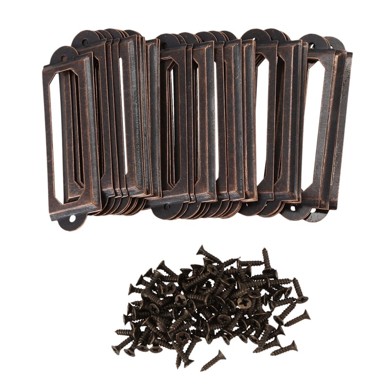 Drawer Chest Cupboard Filing Cabinet Label Card Frame Holder 30 PCS