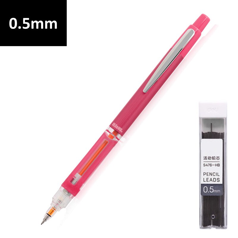 0,5mm japonés lápiz mecánico automático papelería de la escuela, la Oficina arte material de pintura conjuntos para Artista: RED