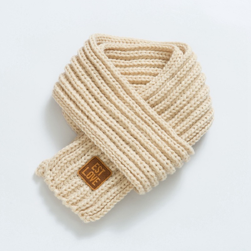 Toddler Baby Winter Scarves Warm Knitted Bib Boy Girls Adult Autumn Winter European American Children Winter Wool Scarf KF905