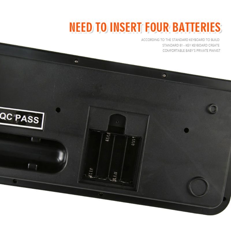 61 Key Music Electronic Keyboard Digital Piano Organ with Microphone W8EE