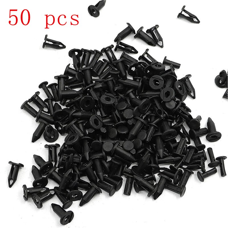 50/100PCS Fender Clip Body Rivet 7661855 8mm Hole For Polaris ATV UTV Plastic Body Rivet Pliers Tool and Rivets: 50pcs Rivets