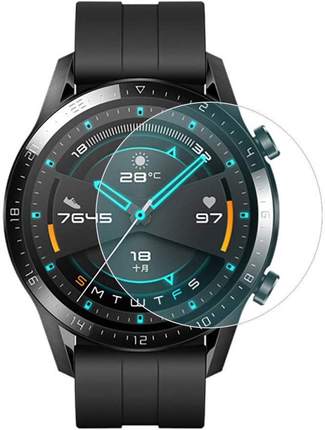 3 paquets pour Huawei Watch GT 5 4 3 2 46mm GT2 Pro Honor Magic 2 (46mm) protecteur d'écran en verre trempé 9H protection pour montre intelligente