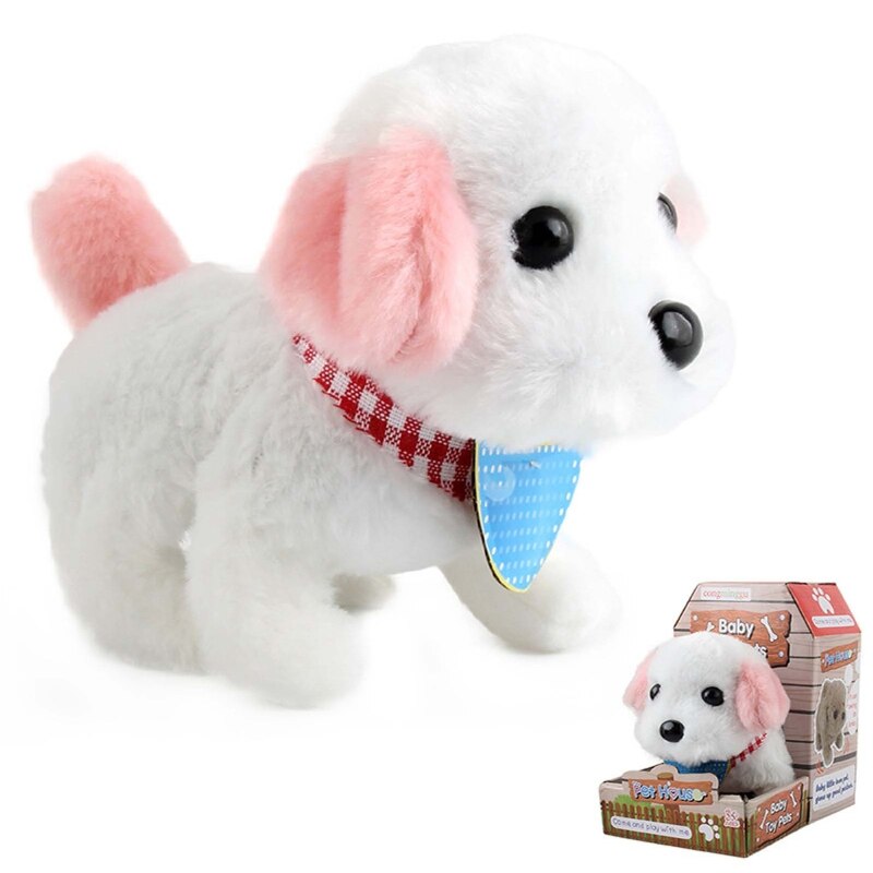 Elektryczne wypchane pluszowe zabawki realistyczne placki królik robot interaktywne zwierzę domowe Dropship: Jezioro Niebieski