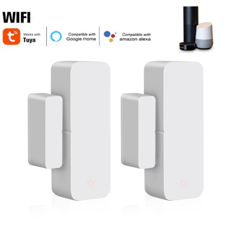 WIFI On/OFF Door Window Sensor Detector Tuya Smart Home Independent Wireless Security Alarm No Hub Needed Notification Reminder