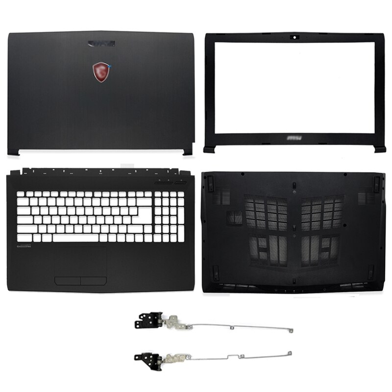 For MSI GP62 6QG GV62 GL62 6QF GP62MVR MS-16J9 GP62MVR GL62M Laptop LCD BackCover/Front Bezel/Hinges/Palmrest/Bottom Case