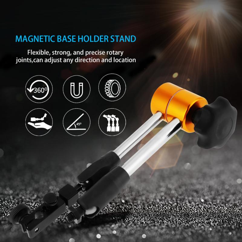 3 Joints Universal Dial Test Indicator Magnetic Base Holder Flexible Stand Adjustable Tools discount