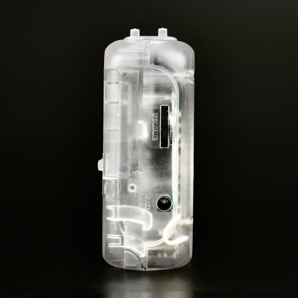5W 60Hz Clear Shell Cassette Speler Stereo 3.5Mm Fm Radio Bluetooth-Compatibel Muziek Audio Tape Speler accessoires