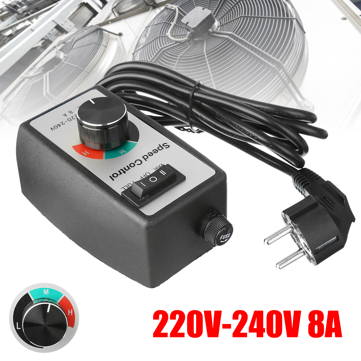220-240v 8a router hastighedsregulering elektrisk motor rheostat motorstyring med variabel hastighed belysning blæsere elværktøjstilbehør