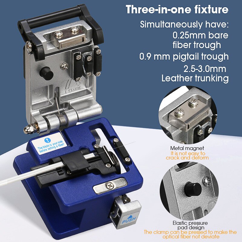 Ftth Tool Fiber Cleaver FC-6S Optical Fiber Cutting Knife Fiber Optic Cutter Cold Contection Dedicated Metal