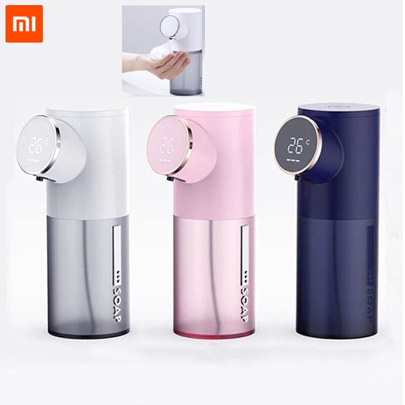 Xiaomi Automatische Seife Spender USB Aufladbare 320ml Flüssigkeit Seife Spender Digital Anzeige Schaum Hand Sanitizer Maschine