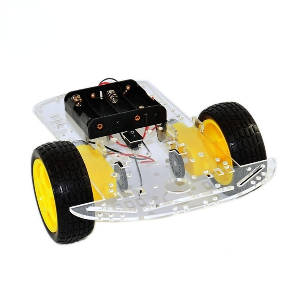 Motor Smart Robot Car Chassis Kit Speed Encoder Batterij Box 2WD Voor Arduino Kit