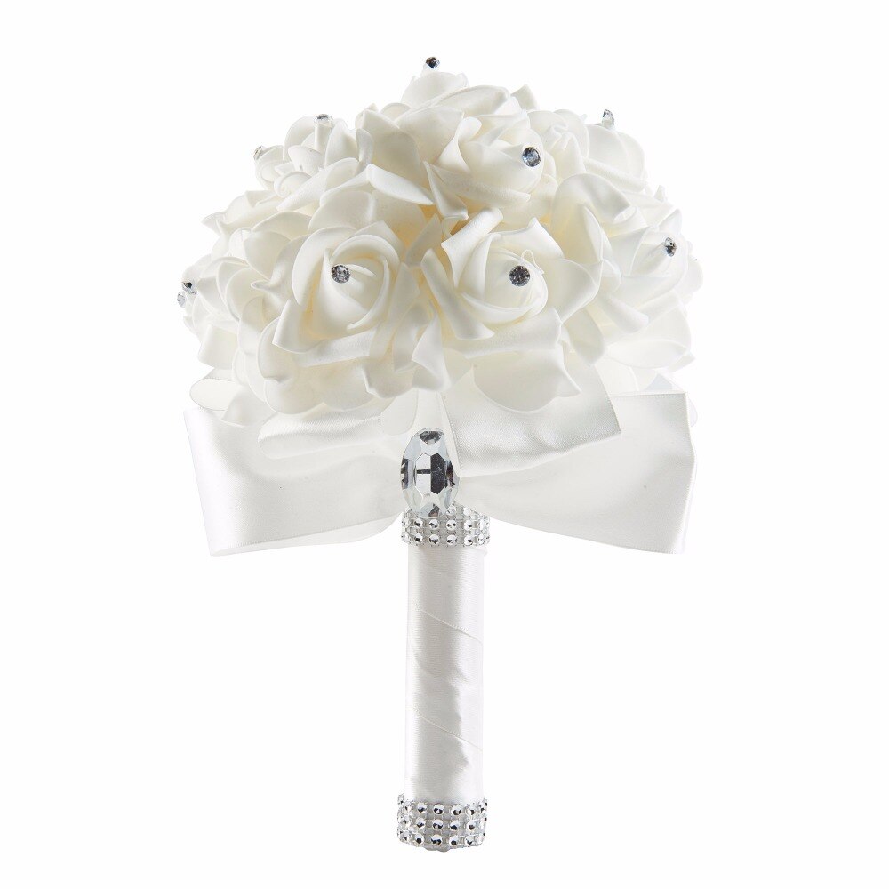 Dressv meilleur Rose perlé Bouquet de mariage fleurs plus de couleurs pour les Bouquets de mariée de mariage